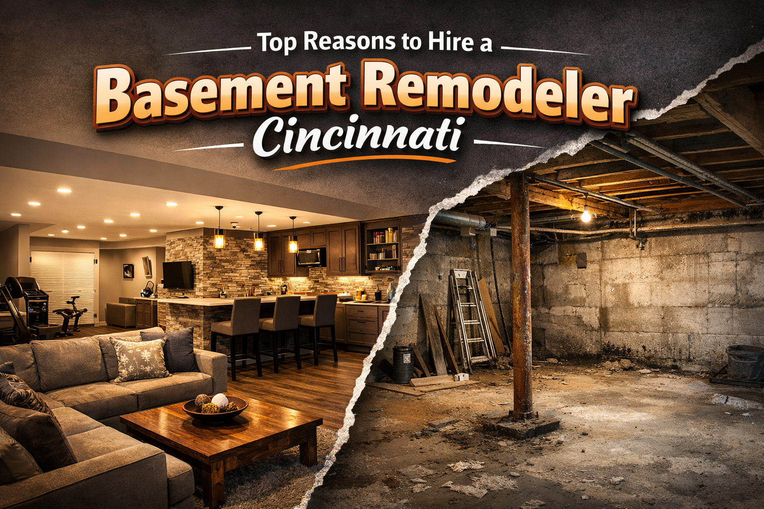 Top Reasons to Hire a Basement Remodeler Cincinnati