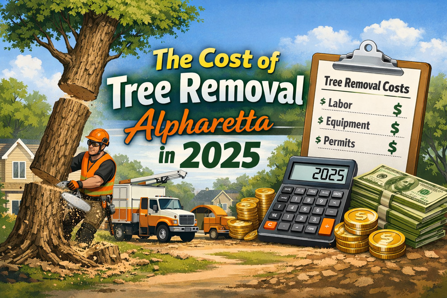 The Cost of Tree Removal Alpharetta in 2025