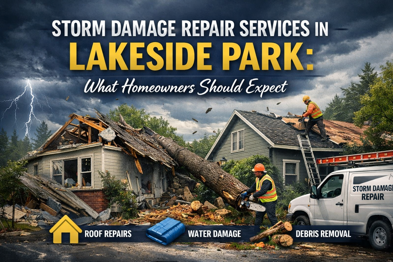 Storm Damage Repair Services in Lakeside Park: What Homeowners Should Expect