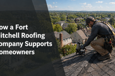 Roofing expertise in action outdoors