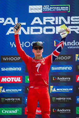 Monster Energy’s Jordan Williams Wins Elite Men’s Downhill at Round 6 of the WHOOP UCI Mountain Bike World Series in Andorra