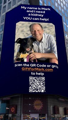 Kidney Solutions: A Times Square Billboard Changed Two Lives. A New Jersey Father Is Now Hoping It Can Save His