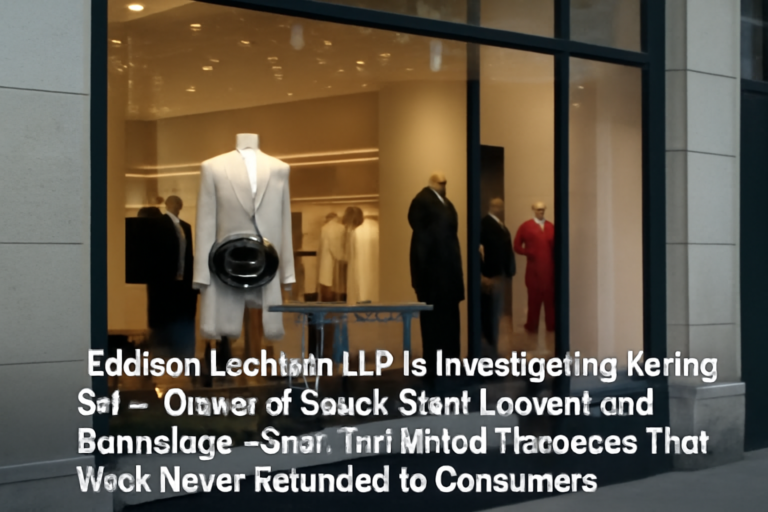 Edelson Lechtzin LLP Is Investigating Kering S.A. − Owner of Gucci, Saint Laurent, and Balenciaga − Over Tariff Price Increases That Were Never Refunded to Consumers