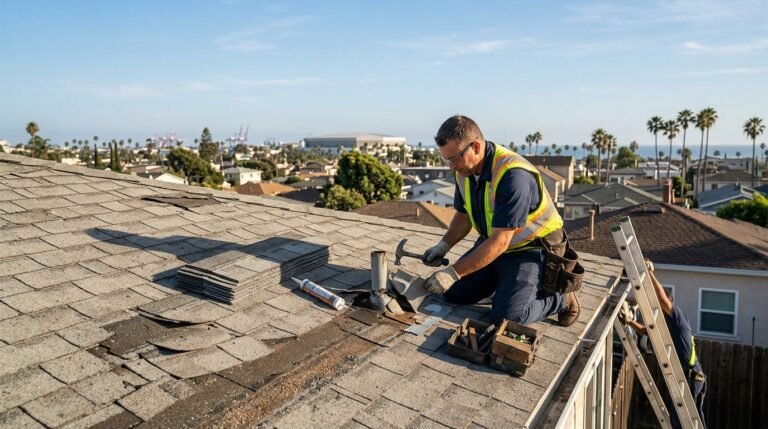 Roof Repair in Long Beach: When to Call a Pro